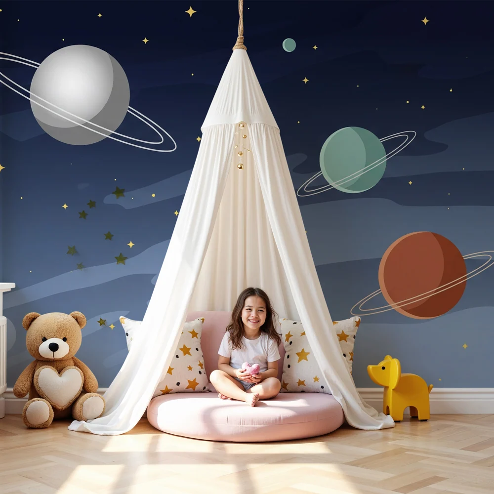 Dětská pokojová tapeta | Fascinující svět planet