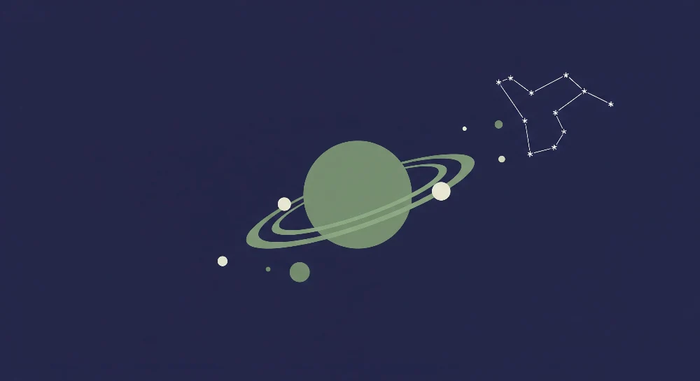 Dětská pokojová tapeta | Vesmírný svět s planetami souhvězdími