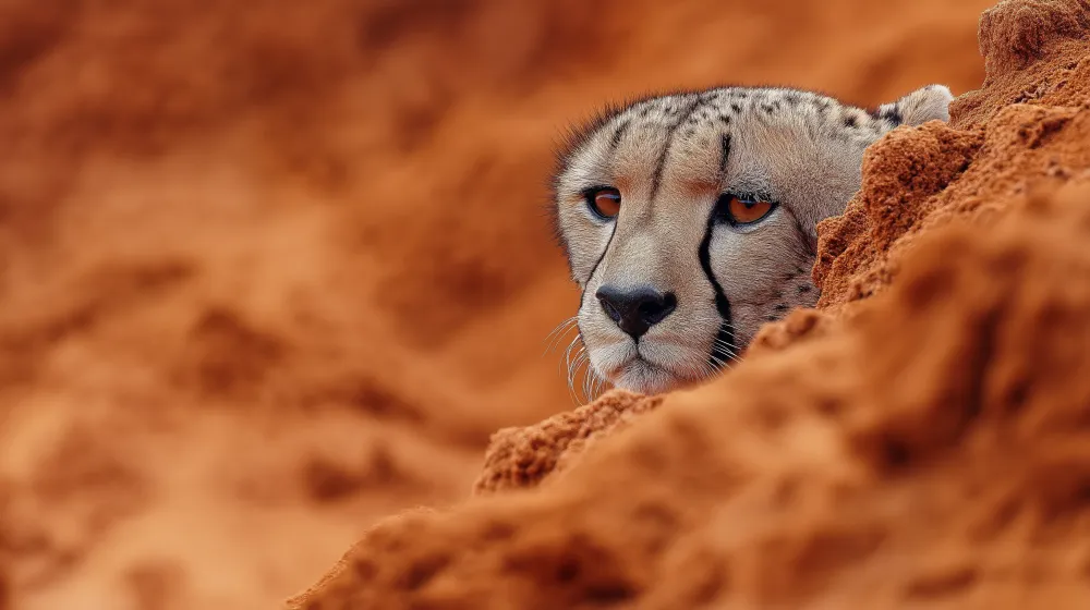 Dětská tapeta | Gepard ve svém přirozeném prostředí