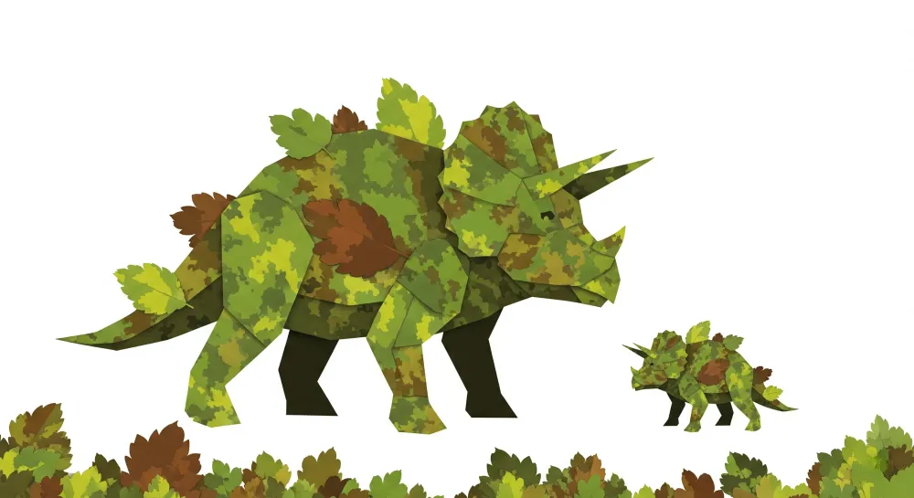 Dětská tapeta | Skrytí dinosauři příroda