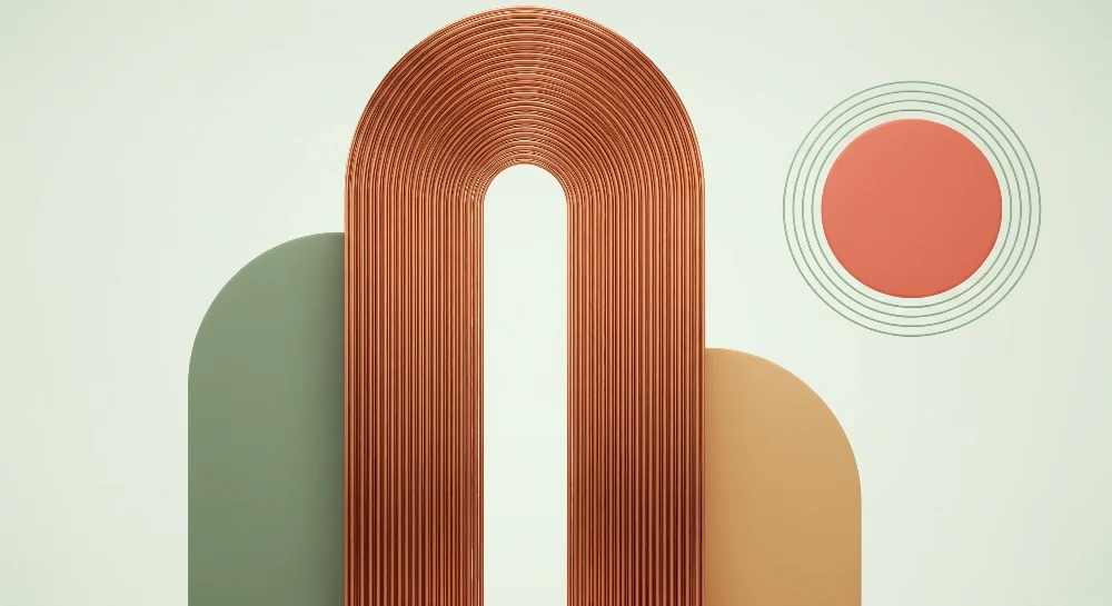 Dětské tapety | Moderní geometrické tvary v jemných barvách