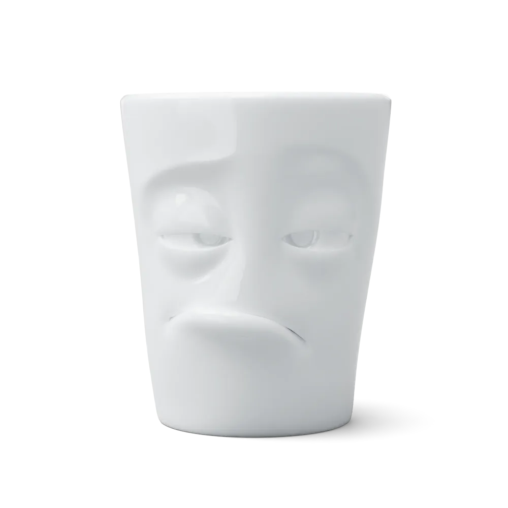 Bílý hrnek SNOOZY