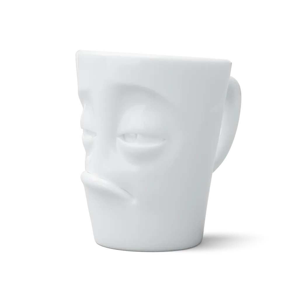 Bílý hrnek SNOOZY