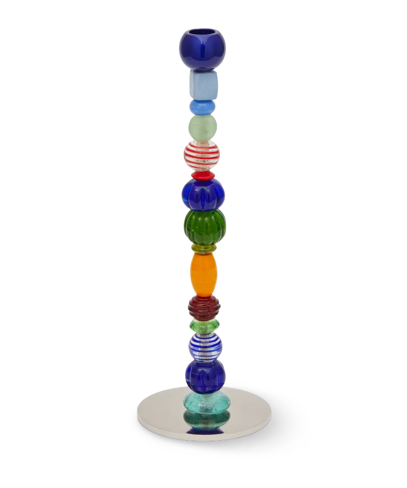 Jednoduchý svícen BEADS barevný