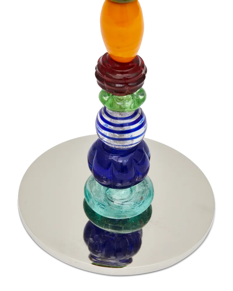 Jednoduchý svícen BEADS barevný