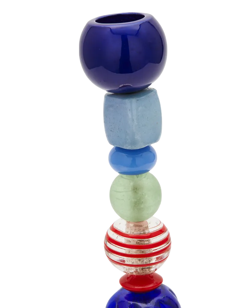 Jednoduchý svícen BEADS barevný