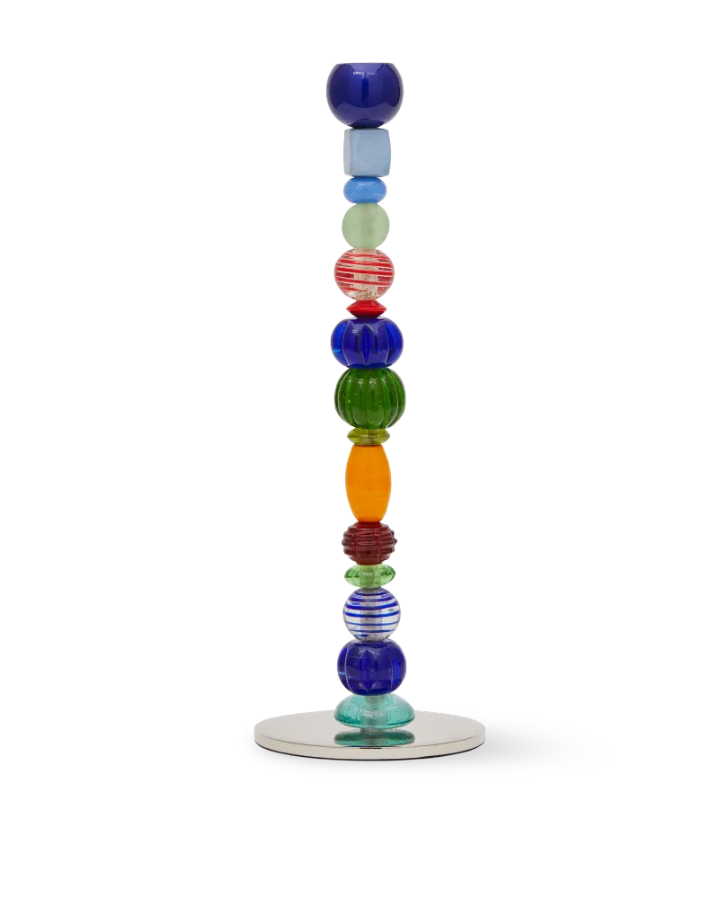 Jednoduchý svícen BEADS barevný