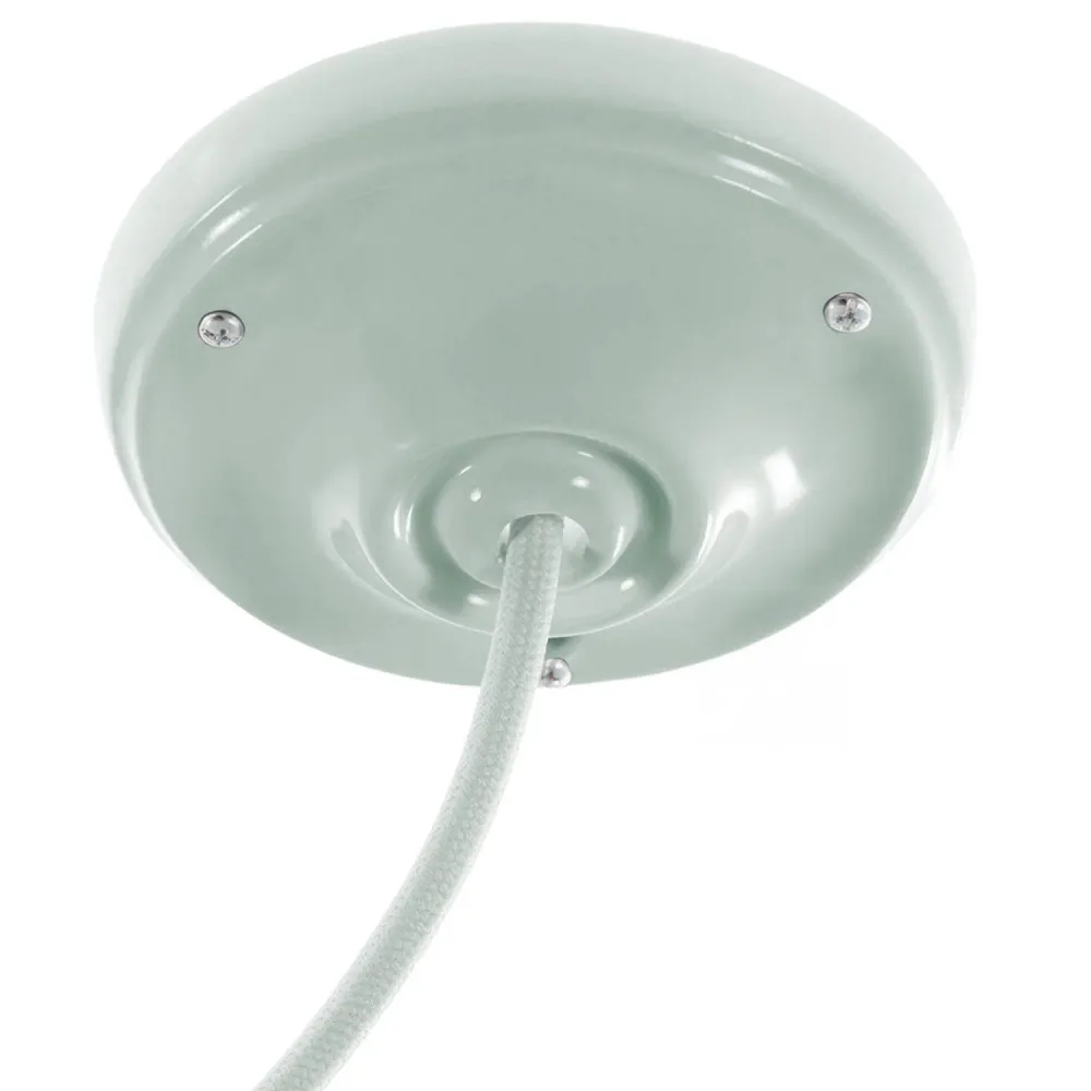 Kit stropní baldachýn z porcelánu - Šalvějově zelená