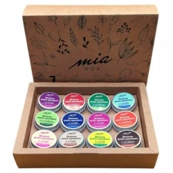 MiaBox Dárková kazeta Mini svíčky 12 ks