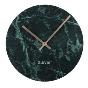 Nástěnné hodiny MARBLE TIME zelené