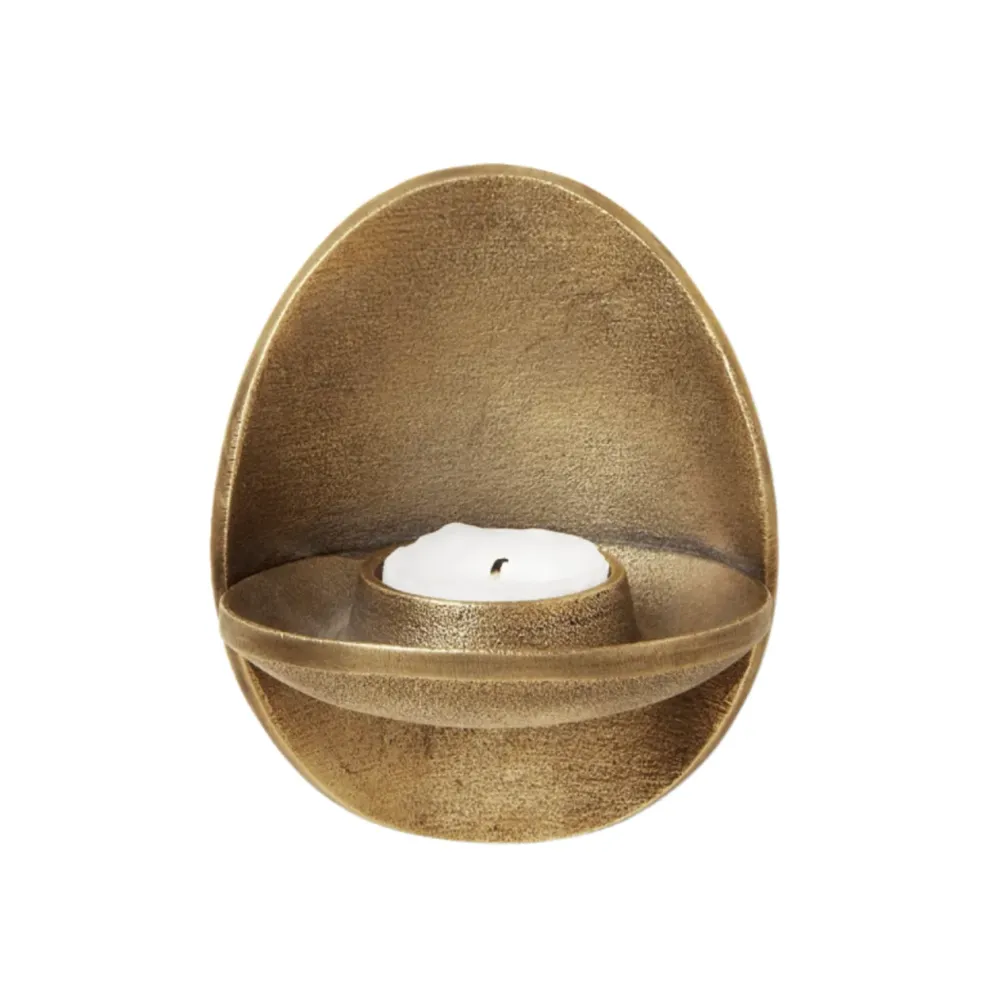 Nástěnný svícen AGAPÉ TEALIGHT mosazné provedení