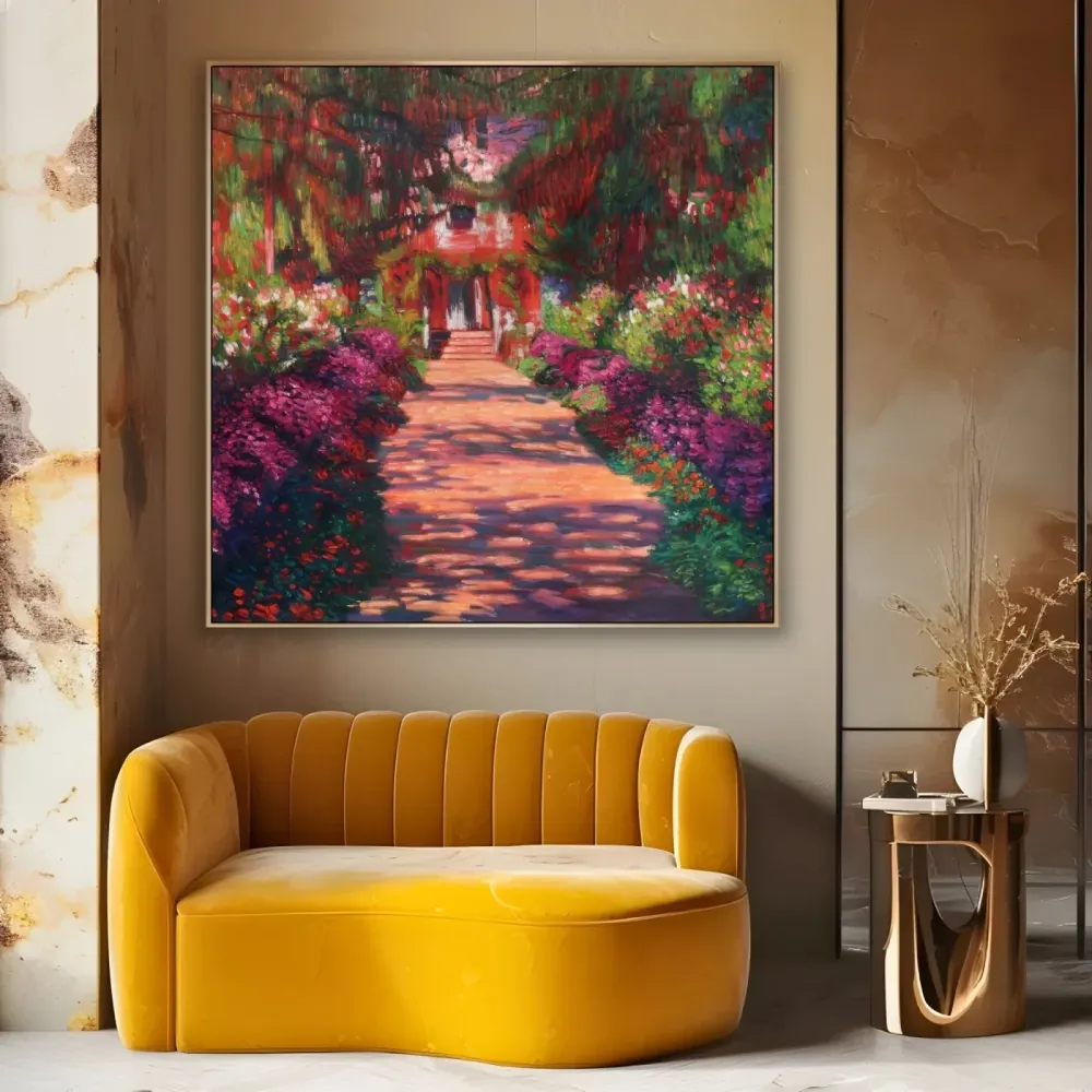 Cesta v zahradě - Claude Monet OGC