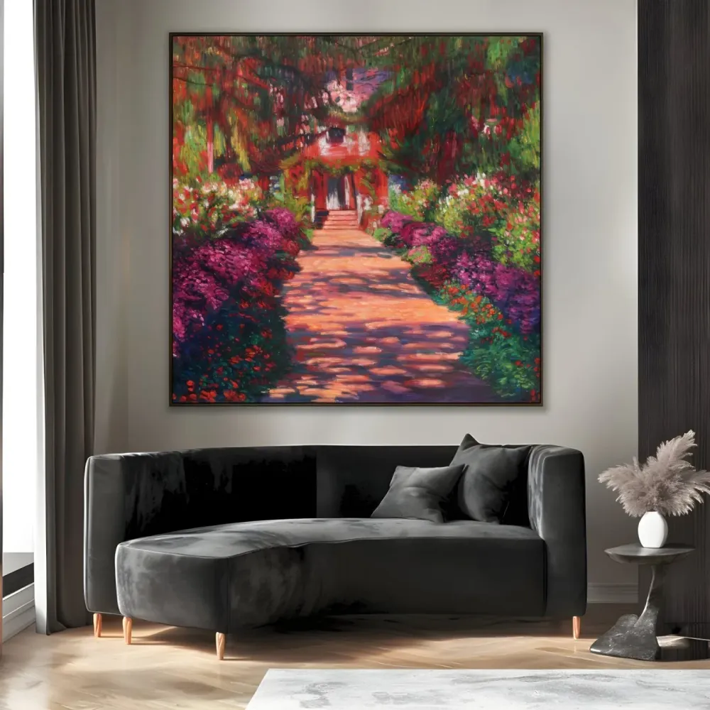 Cesta v zahradě - Claude Monet OGC