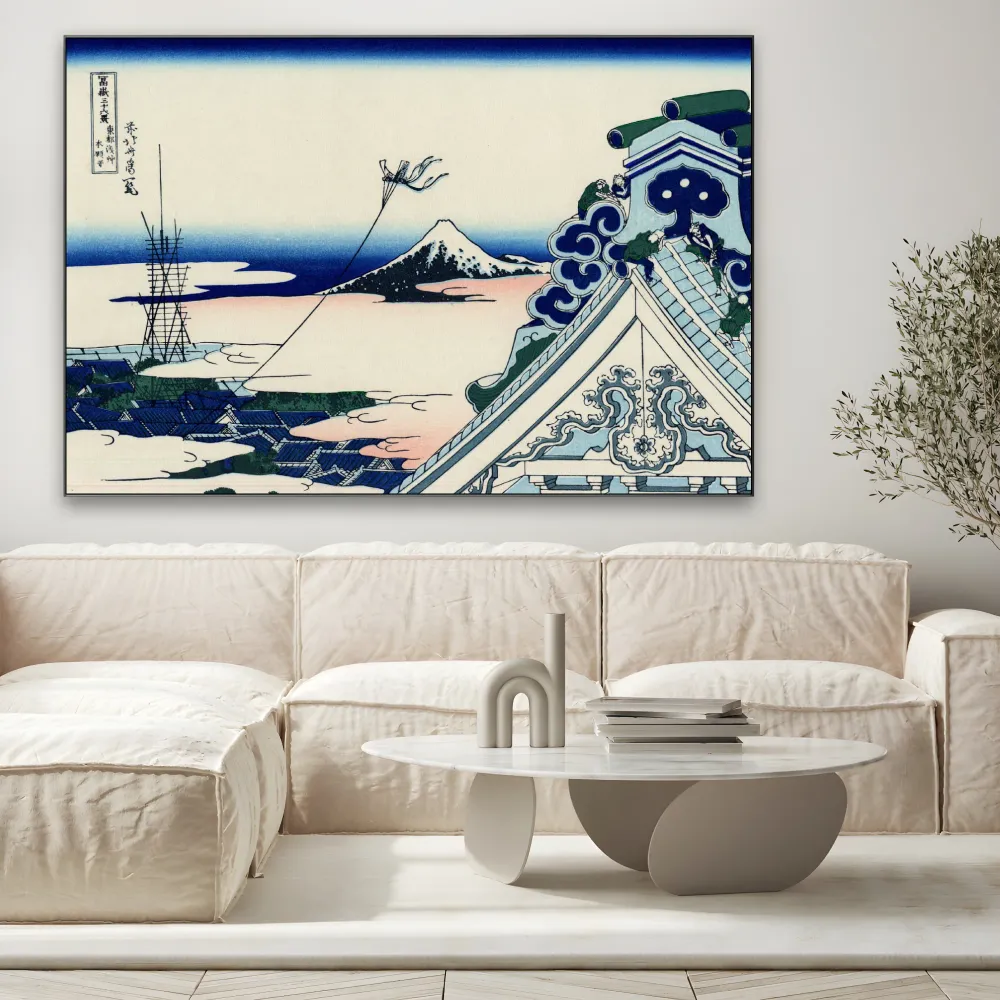 Chrám Asakusa, Katsushika Hokusai OGC