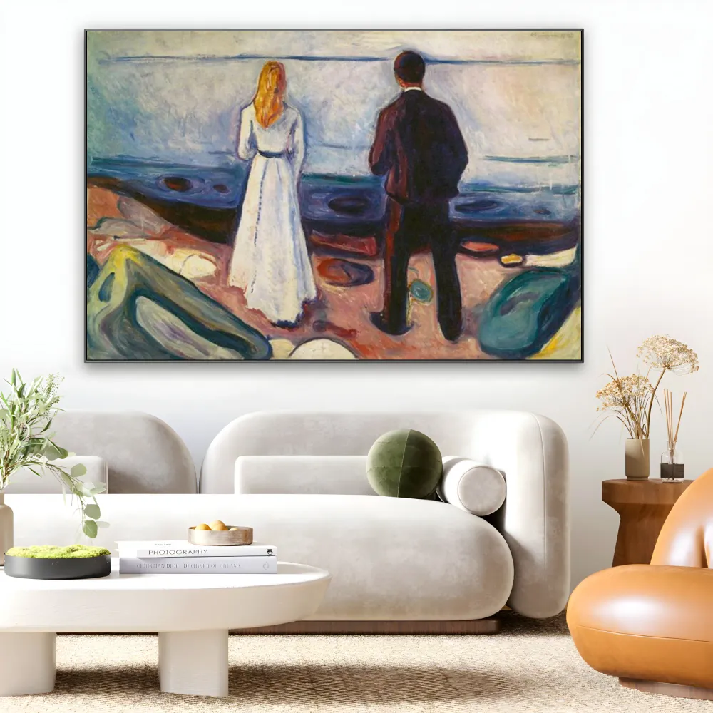 Dva lidské bytosti. Osamělí, Edvard Munch OGC