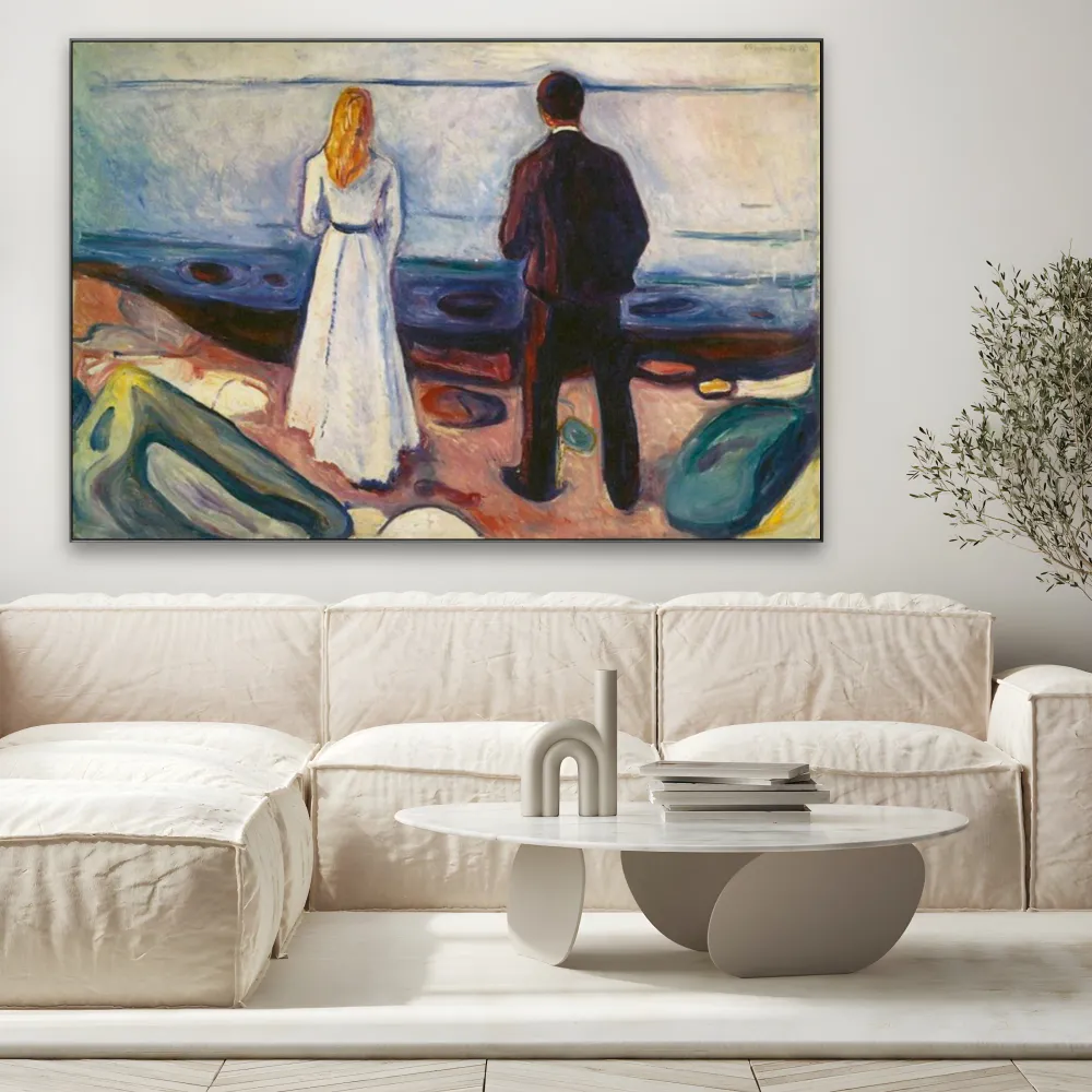 Dva lidské bytosti. Osamělí, Edvard Munch OGC