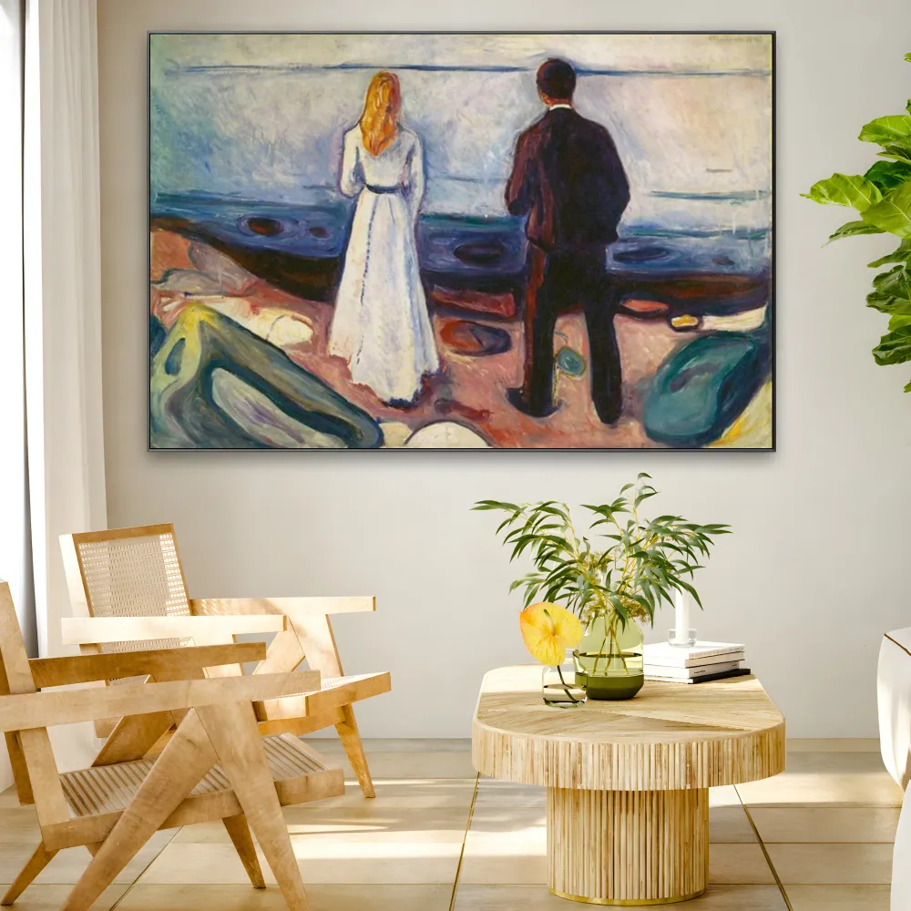 Dva lidské bytosti. Osamělí, Edvard Munch OGC