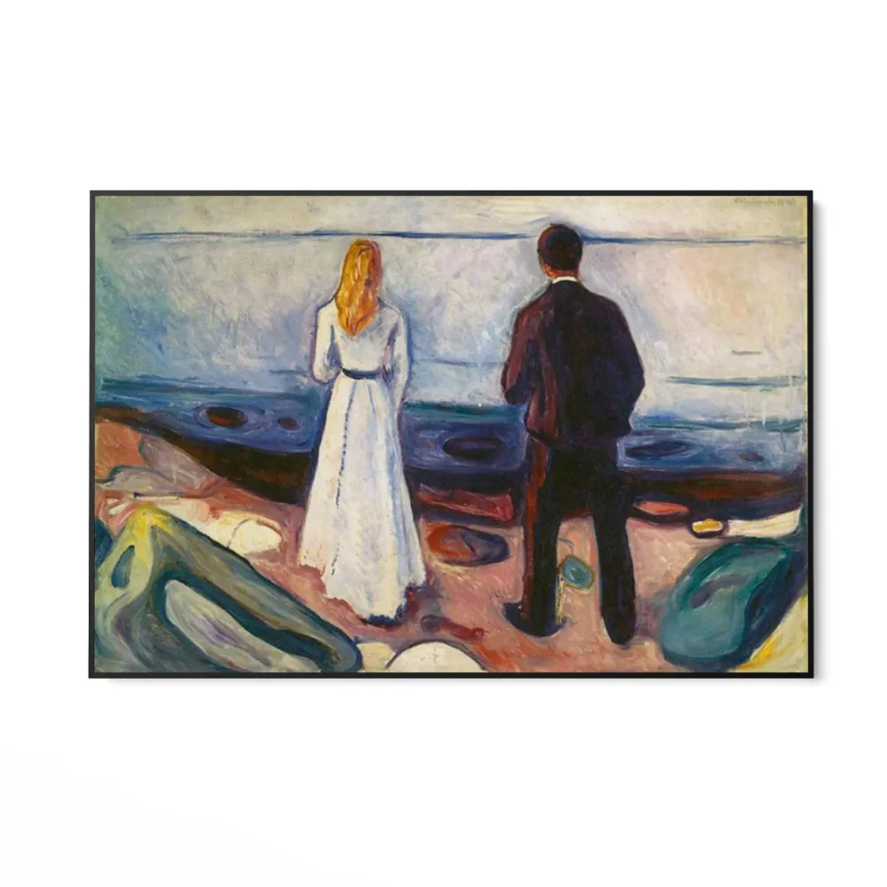 Dva lidské bytosti. Osamělí, Edvard Munch OGC