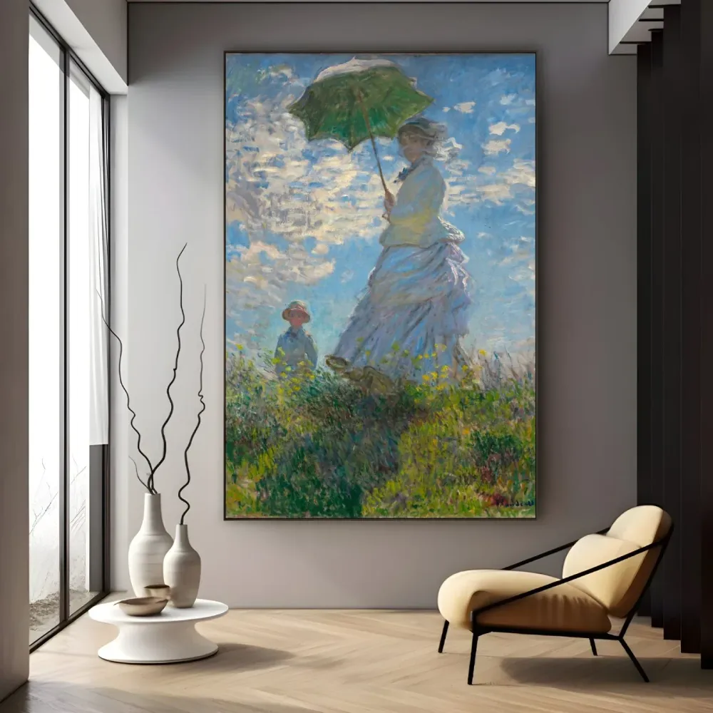 Žena s deštníkem, Claude Monet OGC