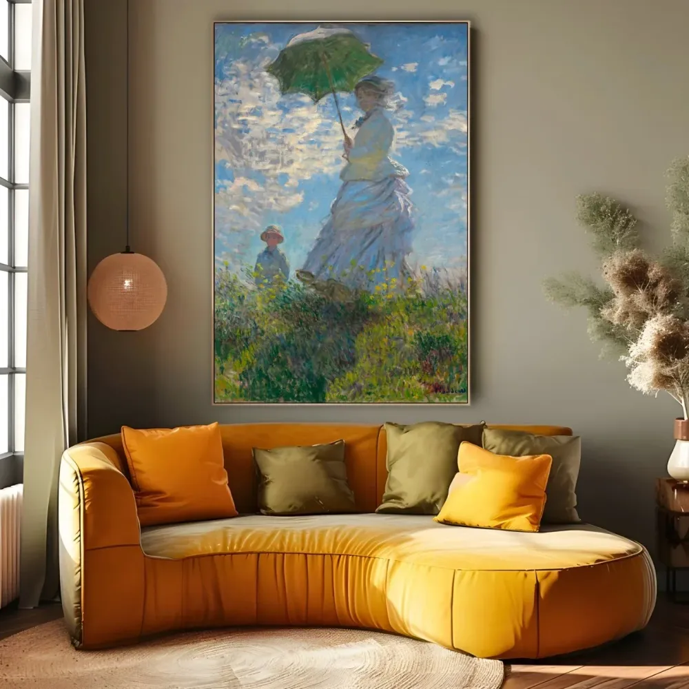 Žena s deštníkem, Claude Monet OGC