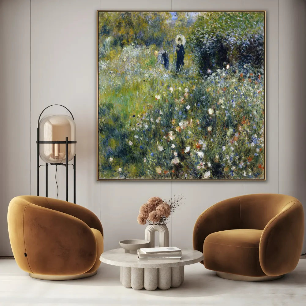 Žena s deštníkem v zahradě, Pierre Auguste Renoir OGC