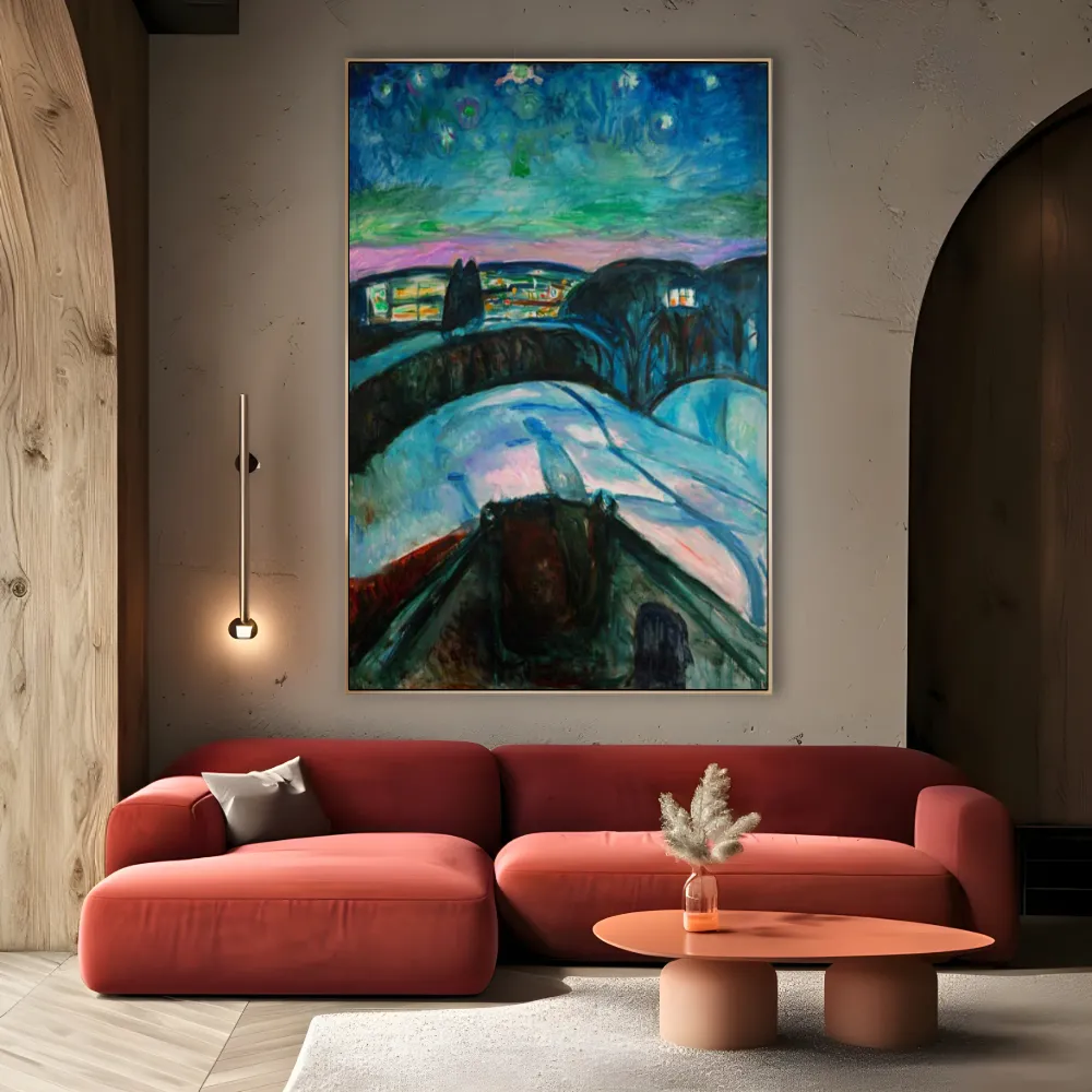 Hvězdná noc, Edvard Munch OGC