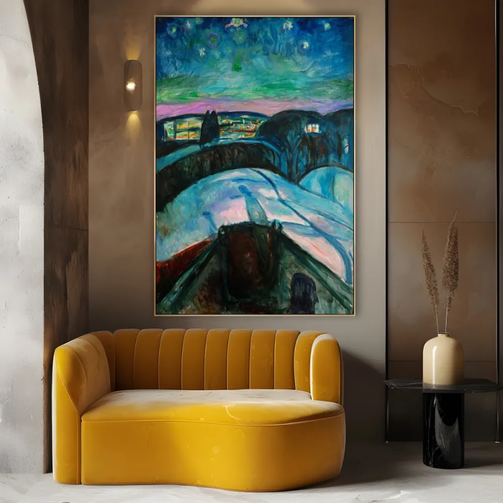 Hvězdná noc, Edvard Munch OGC