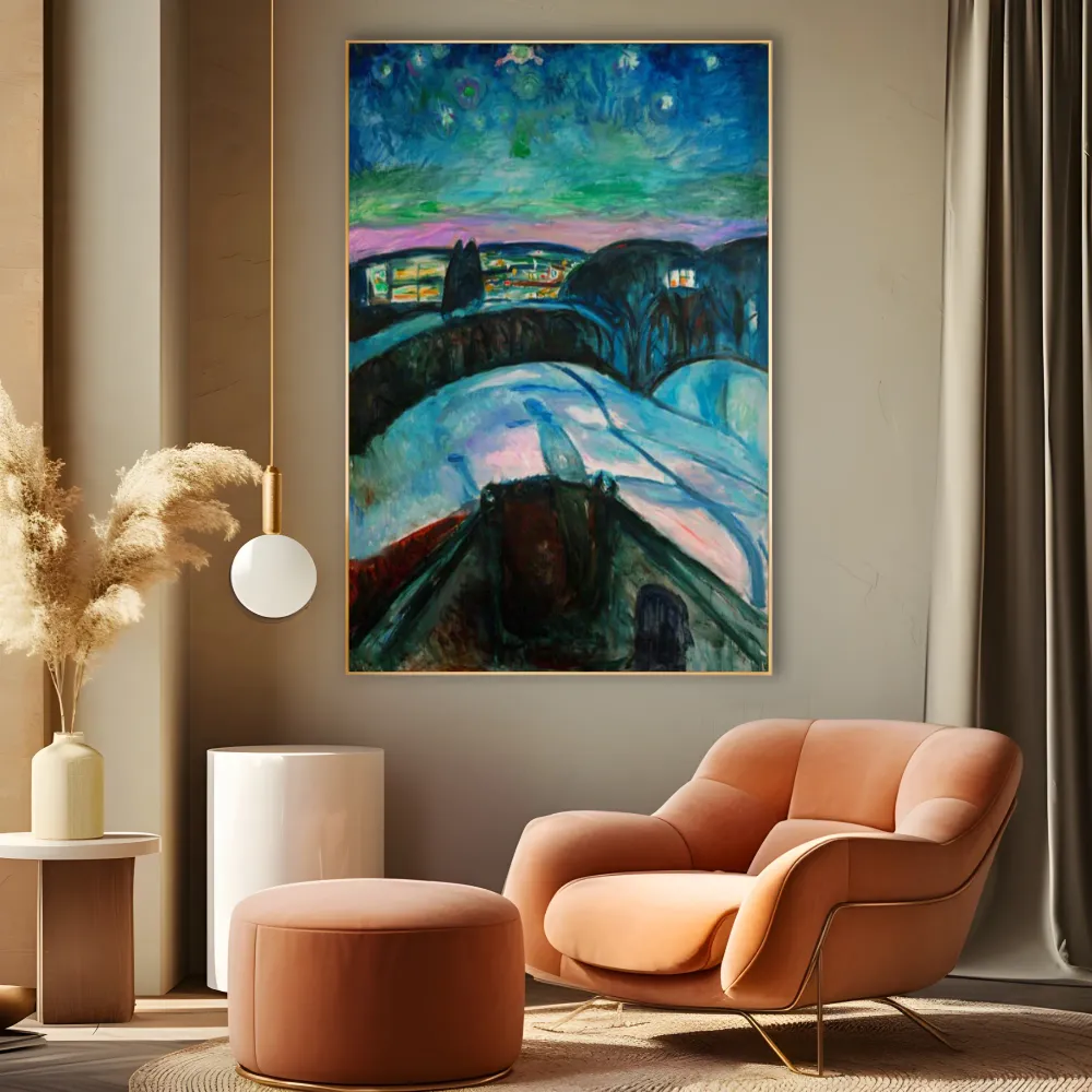 Hvězdná noc, Edvard Munch OGC