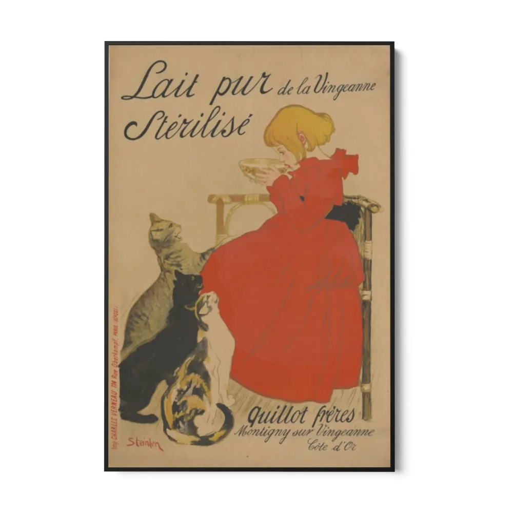 Čisté sterilizované mléko, Théophile Steinlen OGC