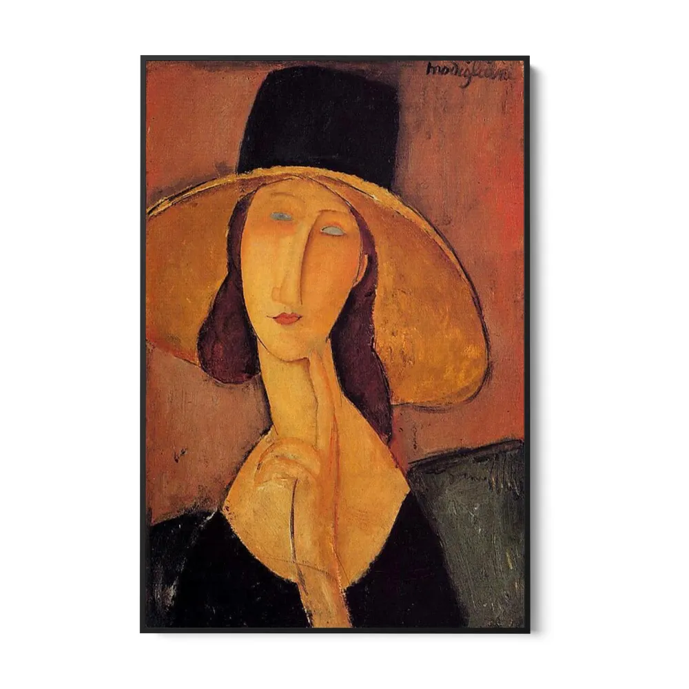 Jeanne Hébuterne s kloboukem, Amedeo Modigliani OGC