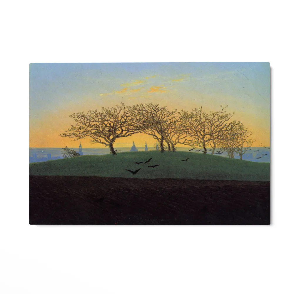 Kopec oraná pole poblíž Drážď, Caspar David Friedrich OGC