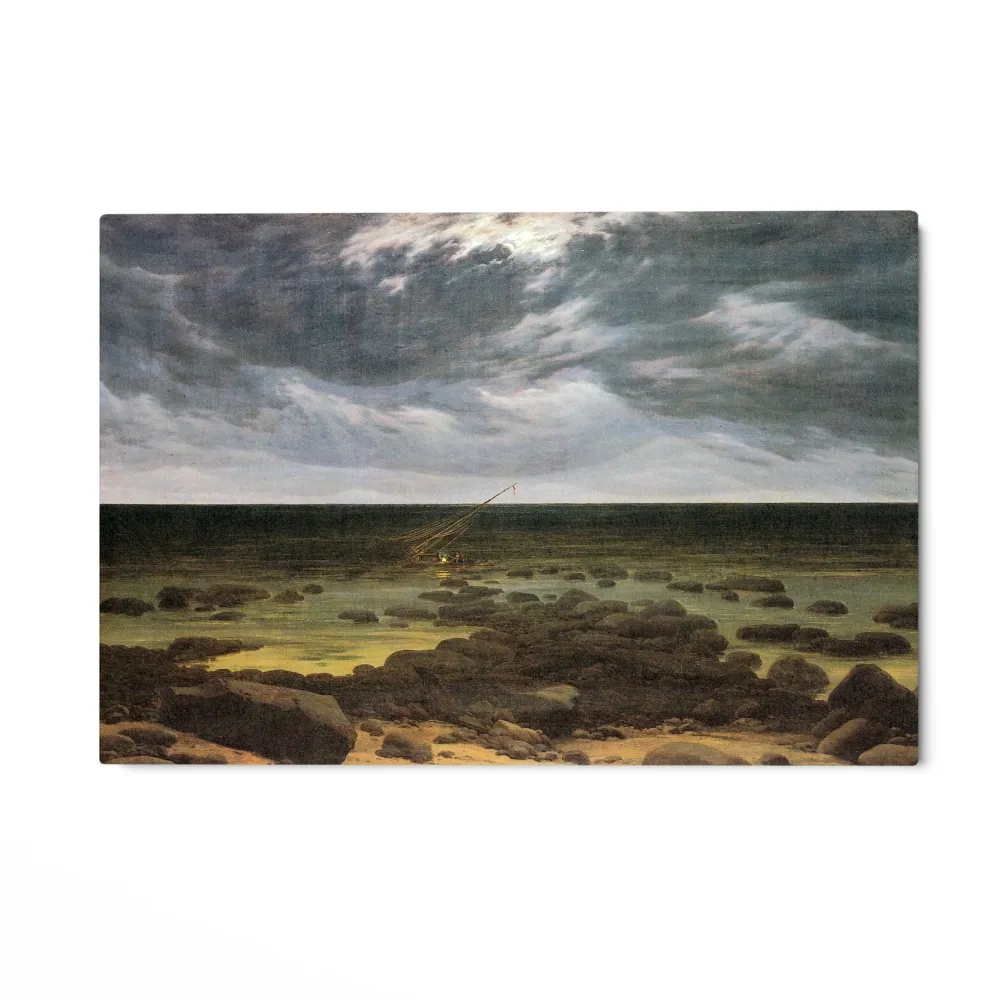 Měsíční svit na moři, Caspar David Friedrich OGC