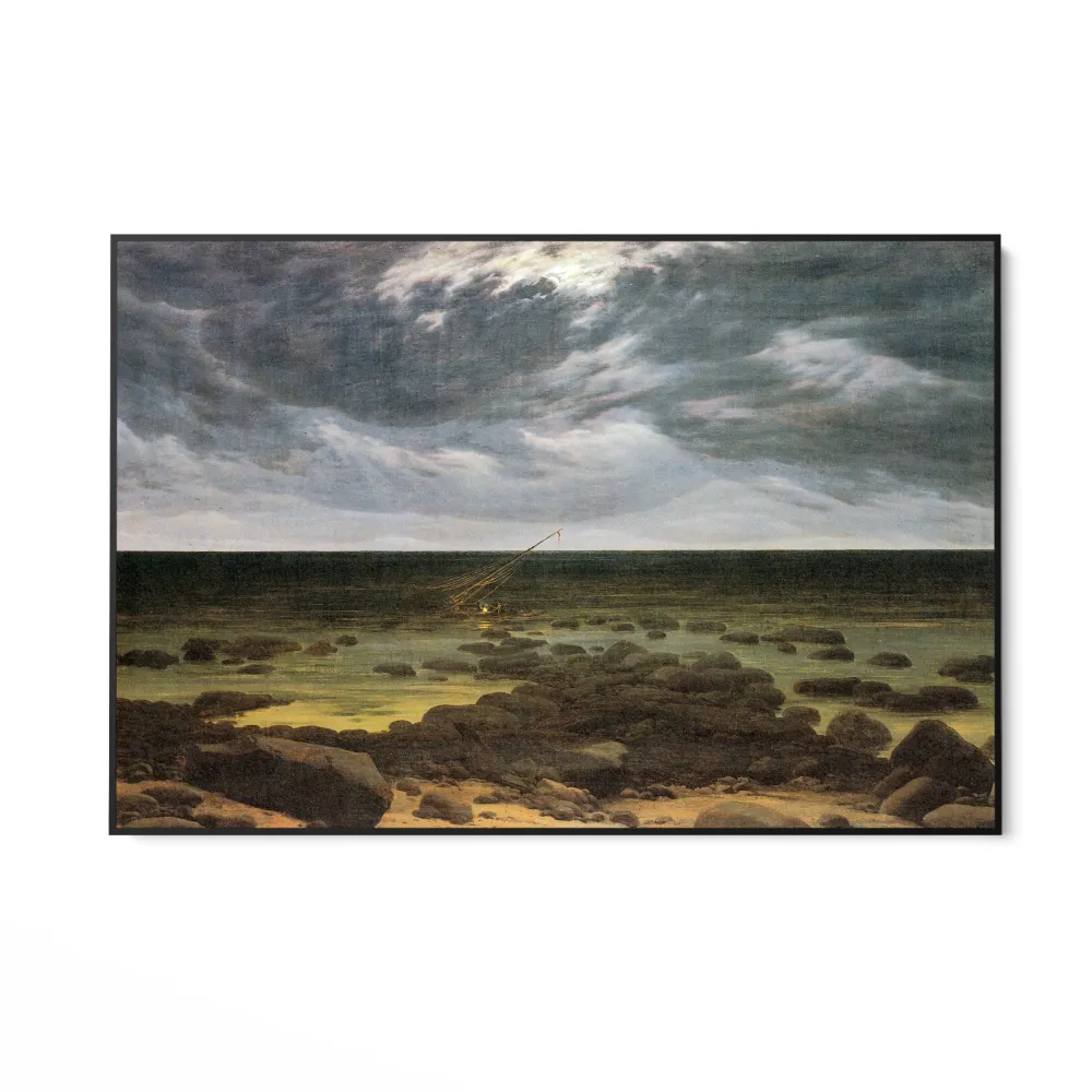 Měsíční svit na moři, Caspar David Friedrich OGC