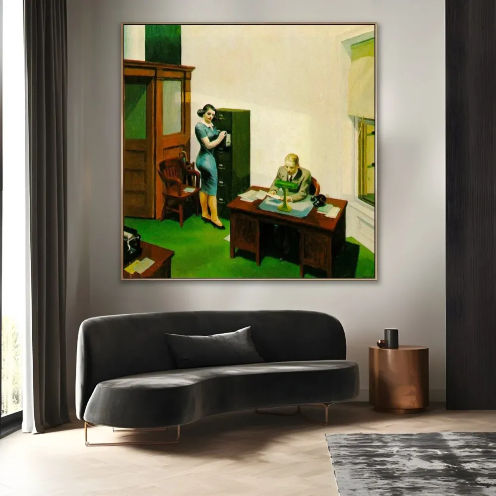 Noční kancelář, Edward Hopper OGC