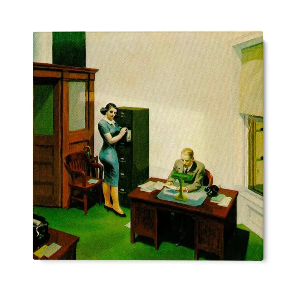 Noční kancelář, Edward Hopper OGC