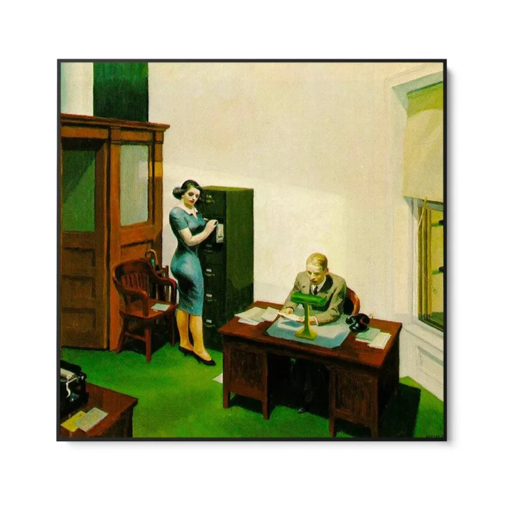 Noční kancelář, Edward Hopper OGC
