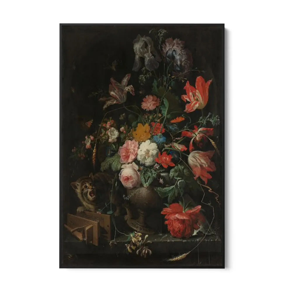 Obrácená kytice, Abraham Mignon OGC