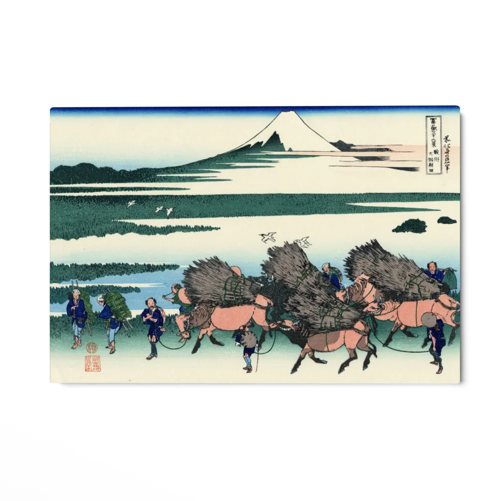 Ono Shindon v provincii Suruga, Katsushika Hokusai OGC