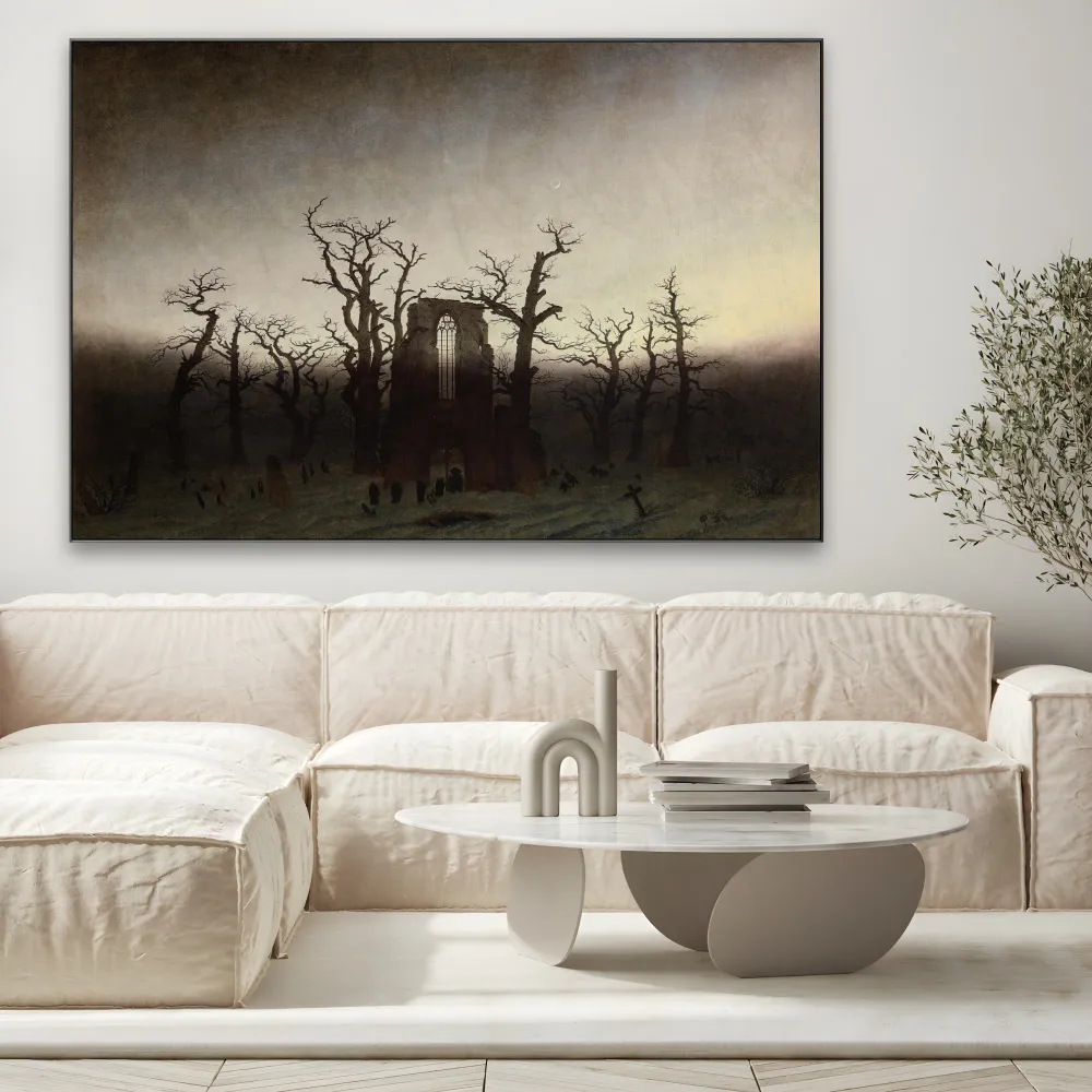 Opactví v dubovém háji, Caspar David Friedrich OGC
