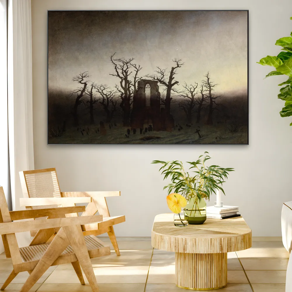 Opactví v dubovém háji, Caspar David Friedrich OGC
