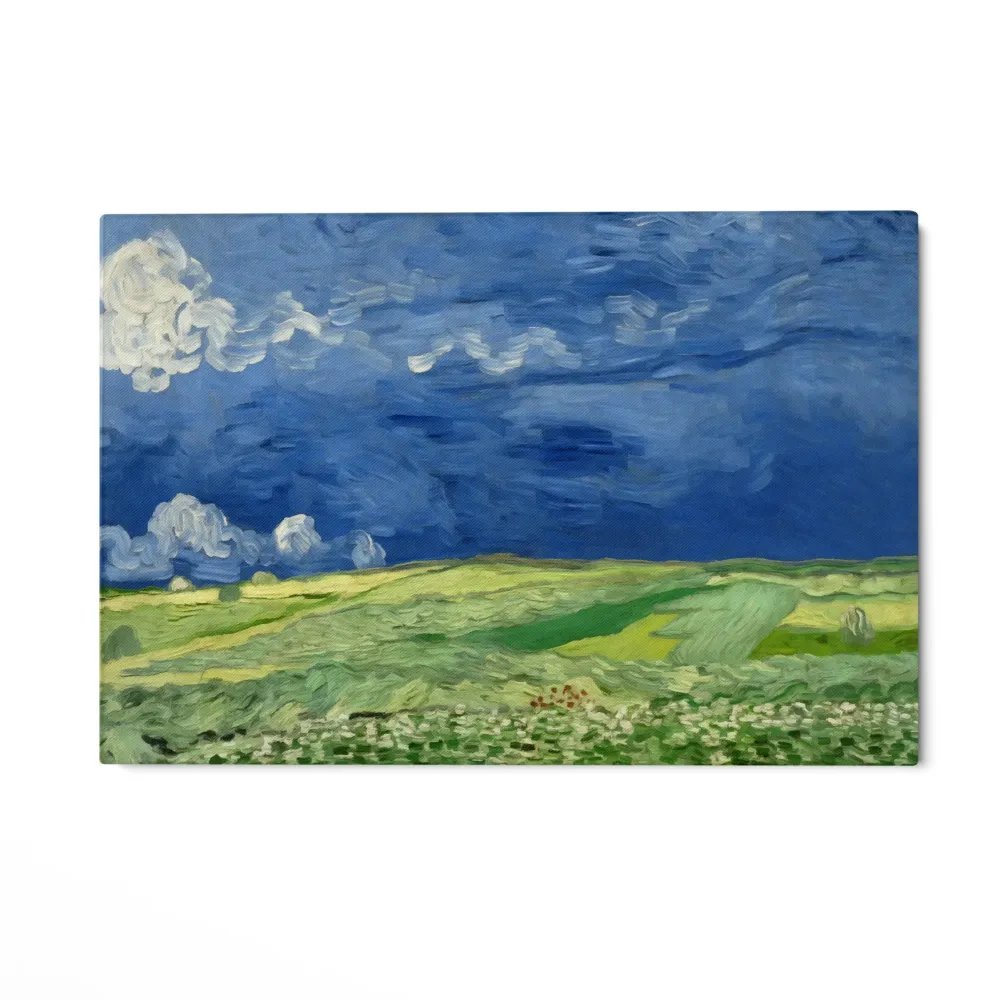 Pšeničná pole pod bouřkovými mraky, Vincent Van Gogh OGC