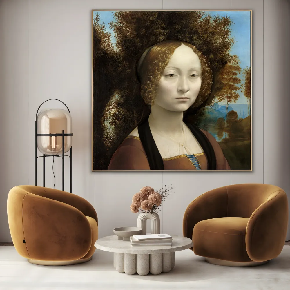 Portrét Ginevry de’ Benci, Leonardo da Vinci OGC