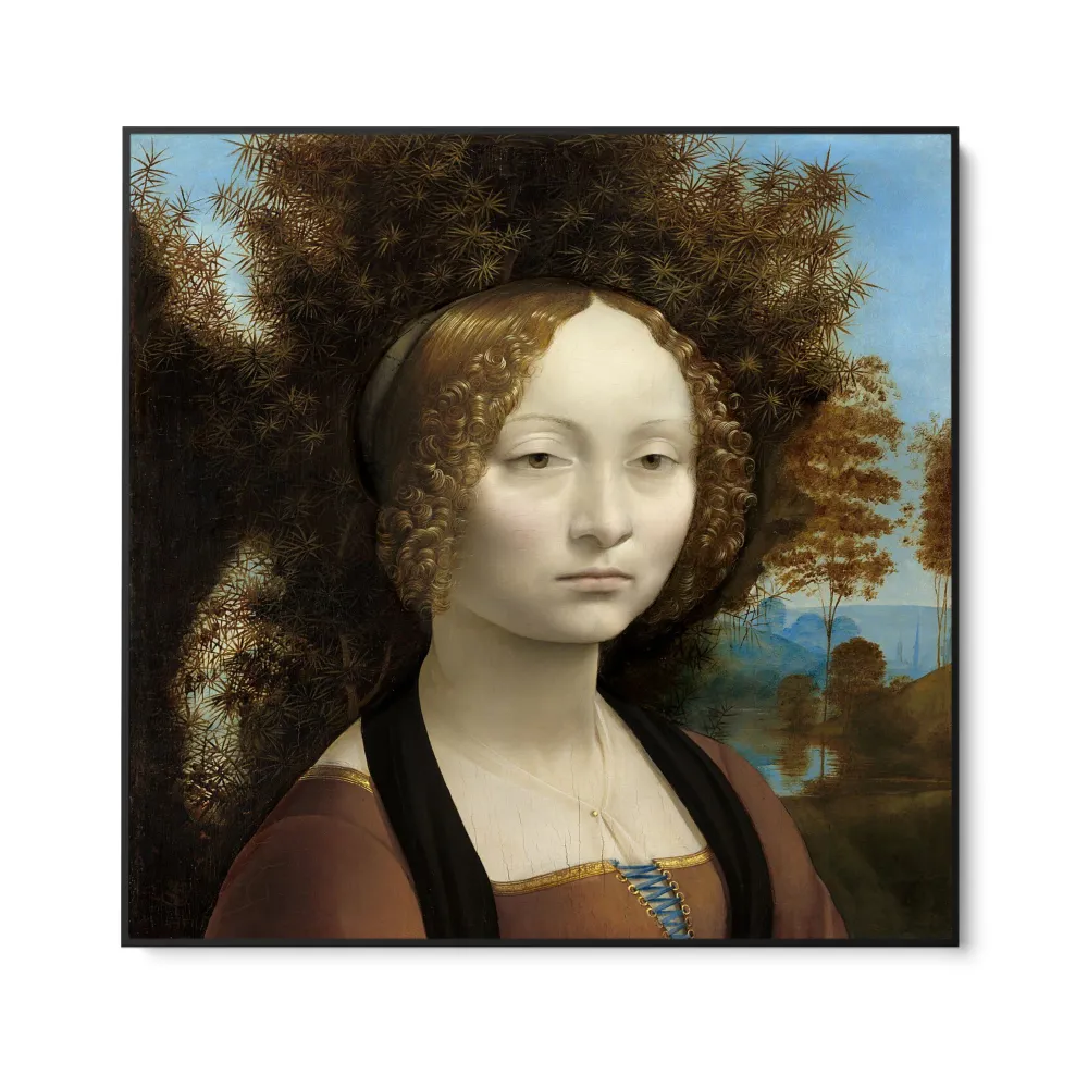 Portrét Ginevry de’ Benci, Leonardo da Vinci OGC