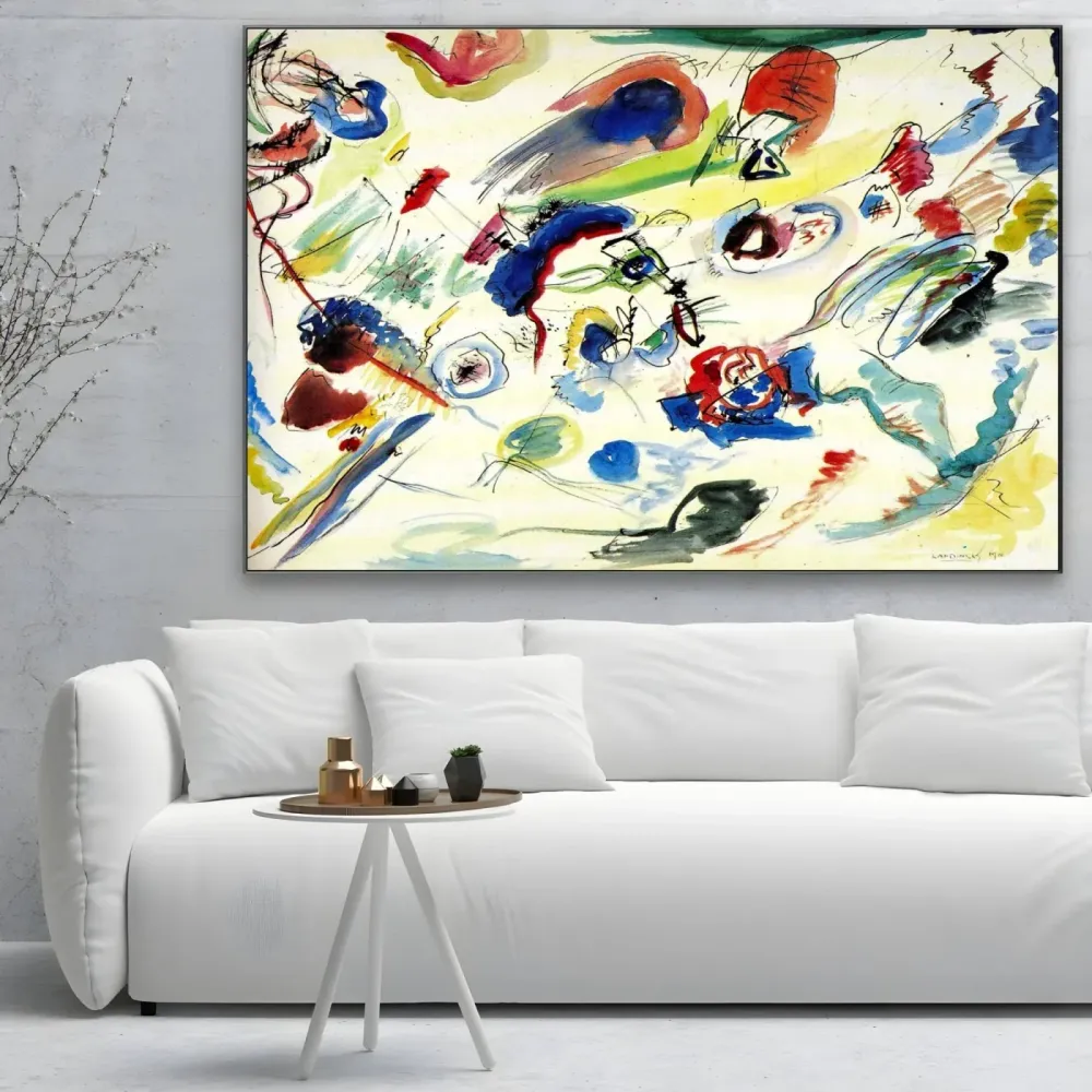 První abstraktní akvarel, Wassily Kandinsky OGC