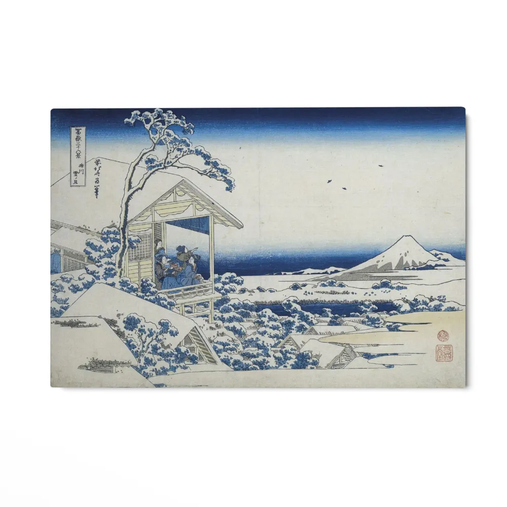 Ráno po sněžení v Koishikawě, Katsushika Hokusai OGC