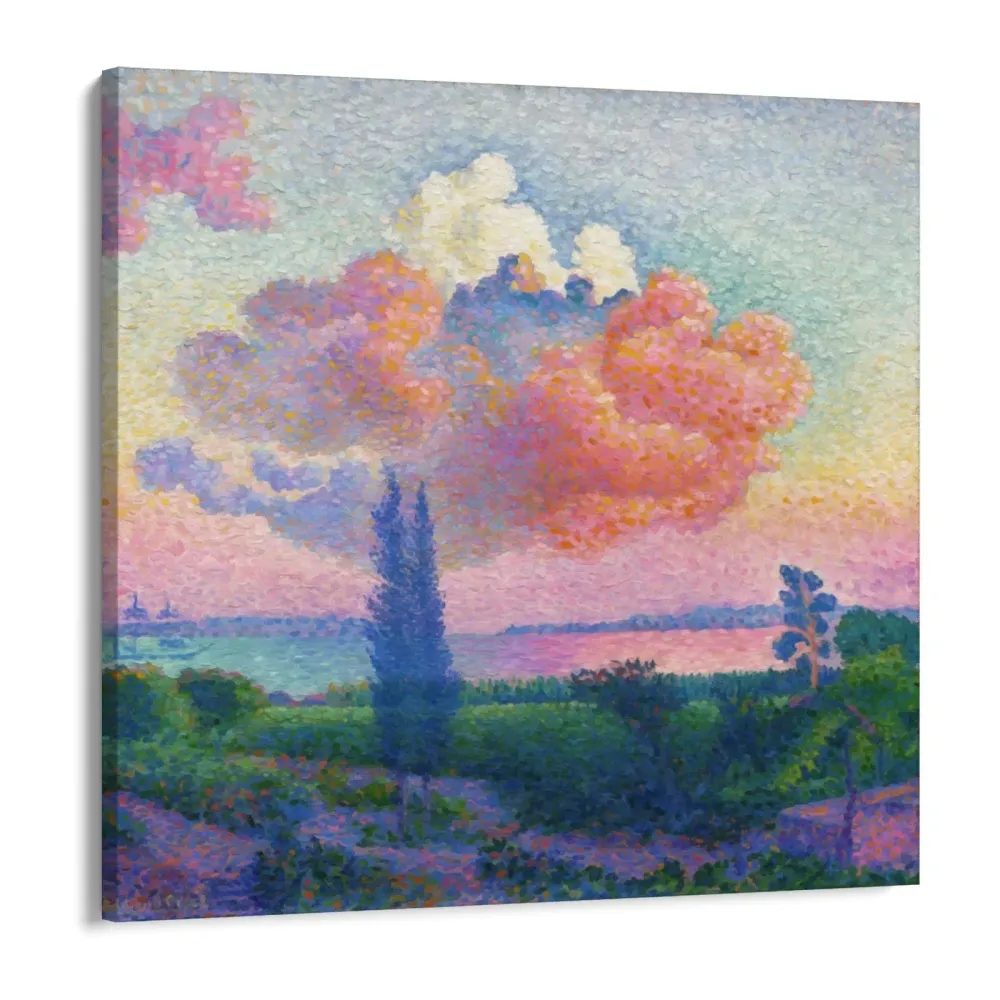 Růžový oblak, Henri-Edmond Cross (1896) OGC