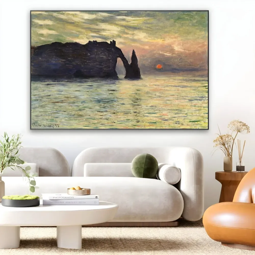 Skála u Etretatu - Claude Monet OGC