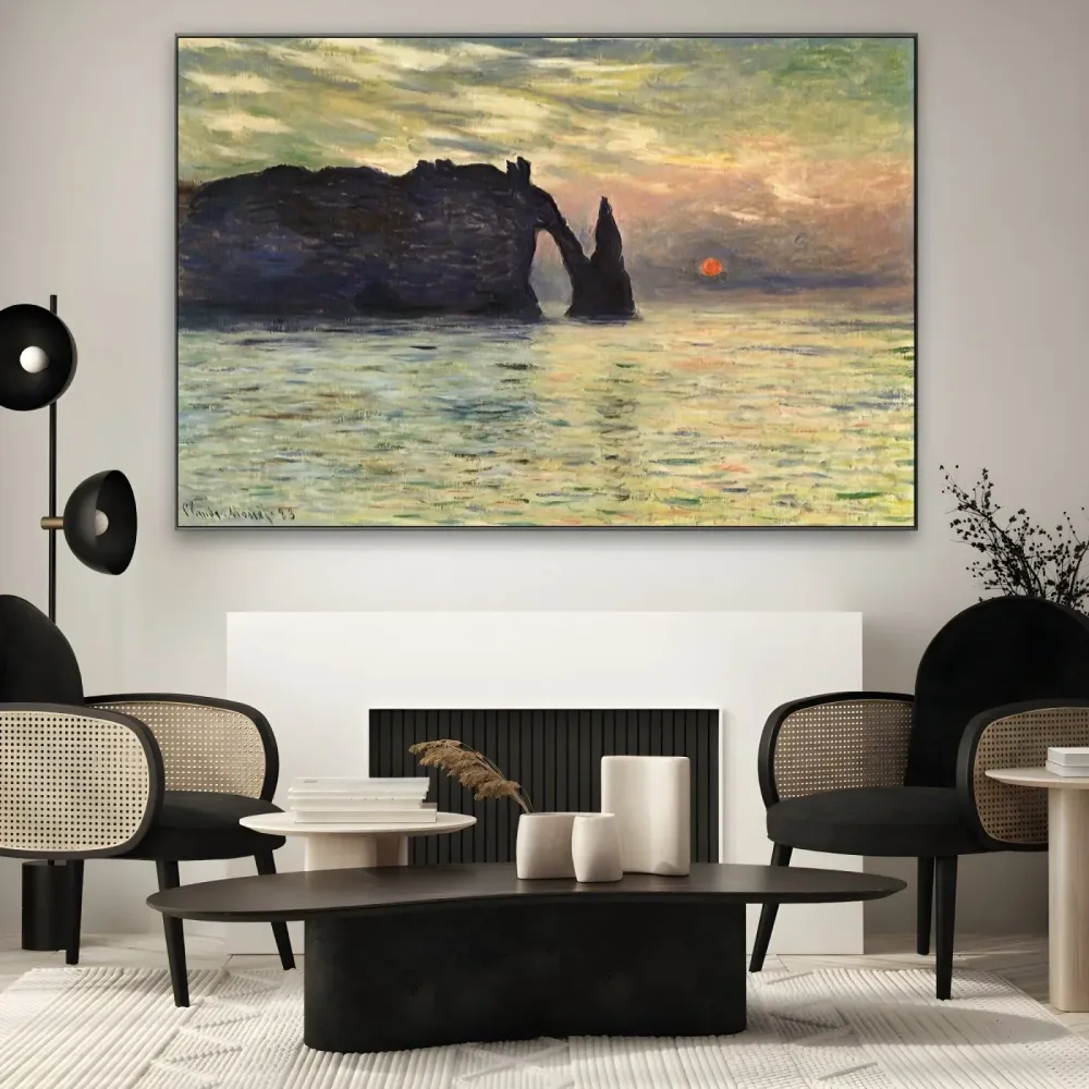 Skála u Etretatu - Claude Monet OGC