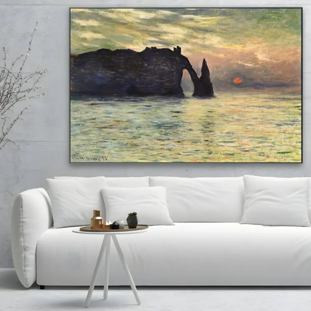 Skála u Etretatu - Claude Monet OGC