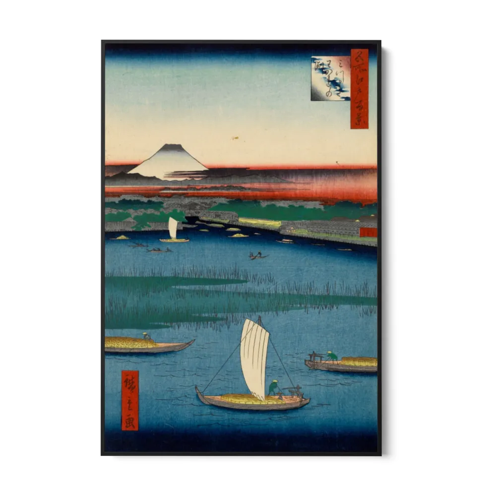 Sto slavných pohledů Edo LXVII, Utagawa Hiroshige OGC